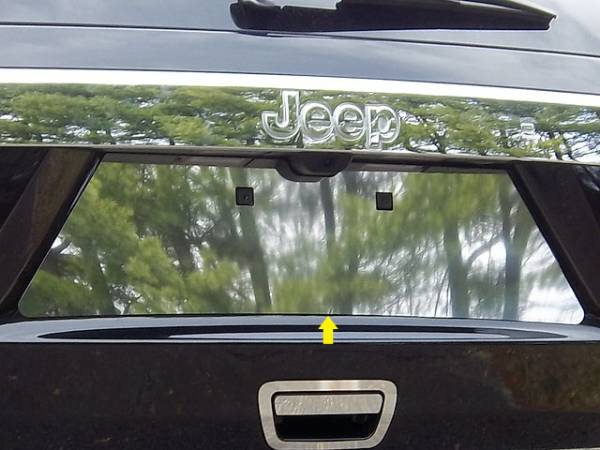 QAA - Jeep Grand Cherokee 2011-2013, 4-door, SUV (1 piece Stainless Steel License Plate Bezel ) LP51080 QAA