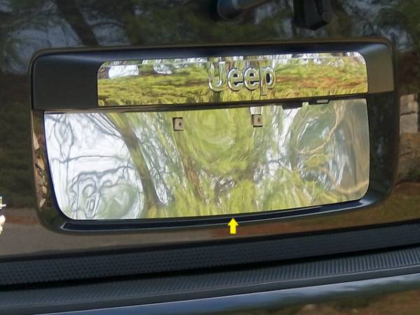 QAA - Jeep Liberty 2008-2012, 4-door, SUV (1 piece Stainless Steel License Plate Bezel ) LP48070 QAA