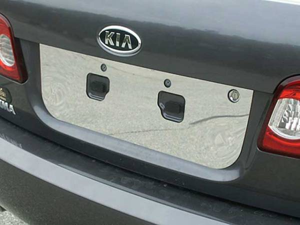 QAA - Kia Optima 2006.5-2010, 4-door, Sedan (1 piece Stainless Steel License Plate Bezel 7" Width ) LP27805 QAA