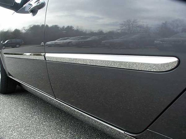 QAA - Kia Optima 2006.5-2010, 4-door, Sedan (4 piece Stainless Steel Rocker Panel Trim, Insert Kit 1.5" Width Side Molding.) TH27806 QAA