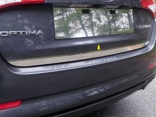 QAA - Kia Optima 2011-2015, 4-door, Sedan (1 piece Stainless Steel Rear Deck Trim, Trunk Lid Accent 1.5" Width ) RD11805 QAA