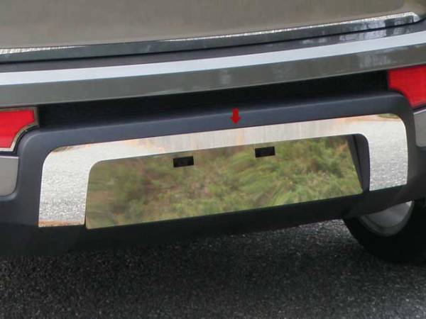 QAA - Kia Soul 2010-2011, 4-door, Hatchback (1 piece Stainless Steel License Plate Surround Trim ) LPS10830 QAA