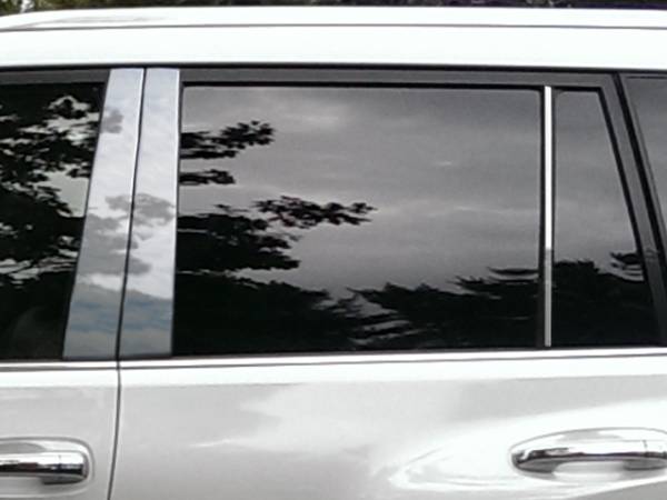 QAA - Lexus GX460 2010-2020, 4-door, SUV (6 piece Stainless Steel Pillar Post Trim ) PP10123 QAA