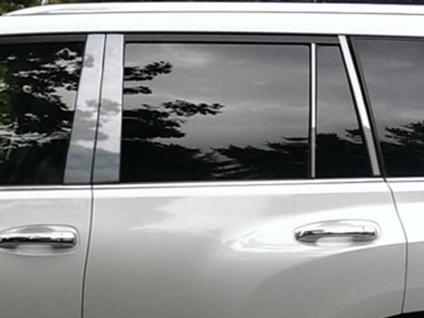 QAA - Lexus GX460 2010-2020, 4-door, SUV (8 piece Stainless Steel Pillar Post Trim ) PP10124 QAA