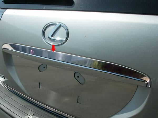 QAA - Lexus RX330 2004-2009, 4-door, SUV (1 piece Stainless Steel License Bar, Above plate accent Trim ) LB24125 QAA