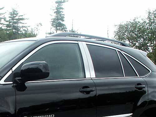 QAA - Lexus RX330 2004-2009, 4-door, SUV (20 piece Stainless Steel Window Trim Package Includes Upper Trim, Pillar Posts and Window Sills - FULL Package ) WP26125 QAA