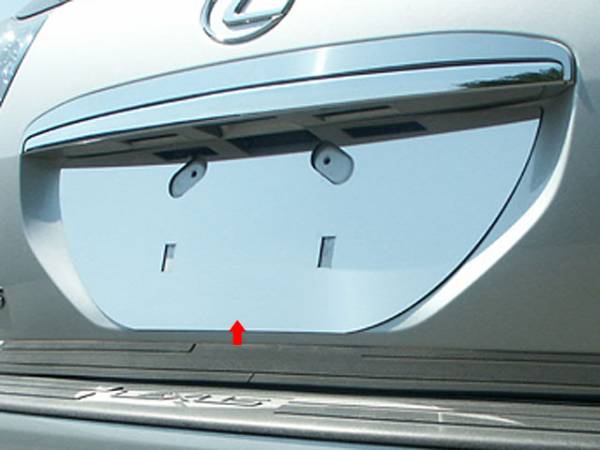 QAA - Lexus RX400h 2004-2009, 4-door, SUV (1 piece Stainless Steel License Plate Bezel ) LP26125 QAA