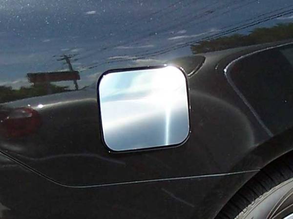 QAA - Lincoln MKS 2009-2012, 4-door, Sedan (1 piece Stainless Steel Gas Door Cover Trim Warning: This is NOT a replacement cap. You MUST have existing gas door to install this piece ) GC49625 QAA