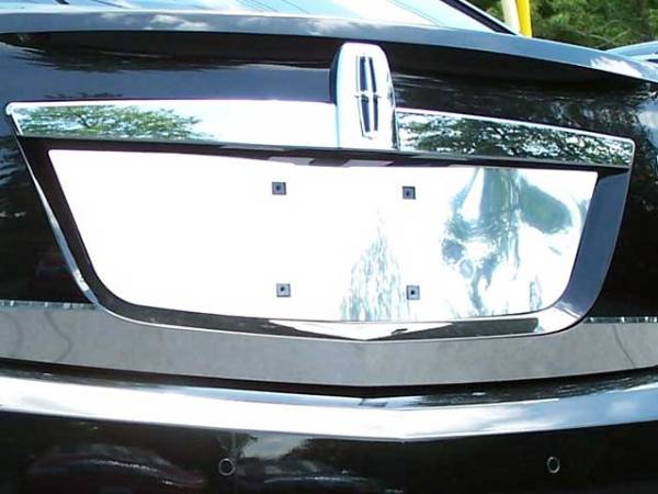 QAA - Lincoln MKS 2009-2012, 4-door, Sedan (1 piece Stainless Steel License Plate Bezel ) LP49625 QAA