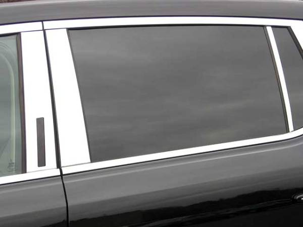 QAA - Lincoln MKT 2010-2020, 4-door, Crossover SUV (6 piece Stainless Steel Pillar Post Trim ) PP50671 QAA