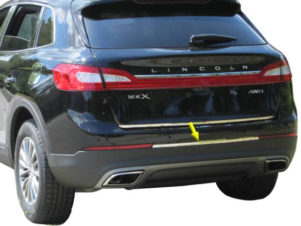 QAA - Lincoln MKX 2016-2018, 4-door, SUV (1 piece Stainless Steel Accent Trim Spans between rear Marker Lights, 1" Width X 30.836" length ) ML56660 QAA