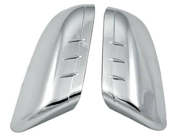 QAA - Lincoln MKX 2012-2014, 4-door, SUV (2 piece Chrome Plated ABS plastic Mirror Cover Set Top Half Only ) MC51360 QAA