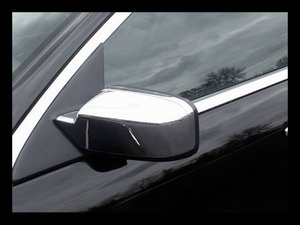 QAA - Lincoln MKZ 2006-2012, 4-door, Sedan (2 piece Chrome Plated ABS plastic Mirror Cover Set ) MC46630 QAA
