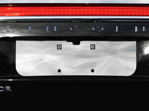 QAA - Lincoln Navigator 2015-2017, 4-door, SUV (1 piece Stainless Steel License Plate Bezel ) LP55655 QAA