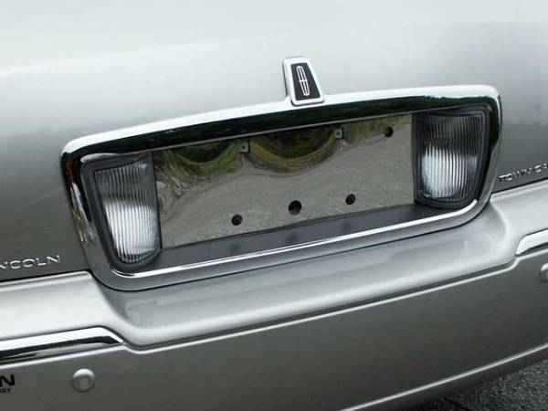 QAA - Lincoln Town Car 2003-2007, 4-door, Sedan (1 piece Stainless Steel License Plate Bezel ) LP43680 QAA