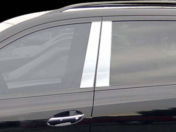 QAA - Mercedes ML Class 2006-2008, 4-door, SUV (4 piece Stainless Steel Pillar Post Trim ) PP26065 QAA