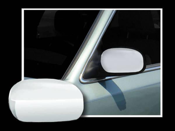 QAA - Mercury Grand Marquis 2003-2011, 4-door, Sedan, LS, GS (2 piece Chrome Plated ABS plastic Mirror Cover Set ) MC43480 QAA