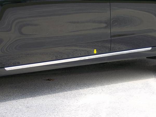 QAA - Nissan Altima 2013-2015, 4-door, Sedan (2 piece Stainless Steel Rocker Panel Trim, On the rocker 1.25" Width Installs below the door.) TH13551 QAA