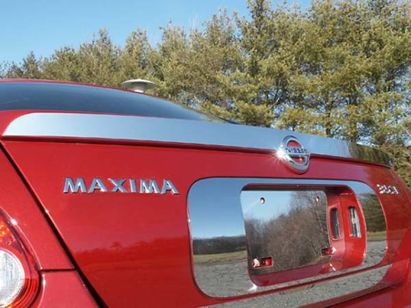 QAA - Nissan Maxima 2004-2006, 4-door, Sedan, SE (1 piece Stainless Steel Spoiler Cover 3.69" Width ) SP24540 QAA