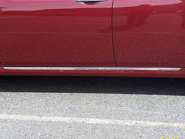 QAA - Nissan Maxima 2009-2012, 4-door, Sedan (2 piece Stainless Steel Rocker Panel Trim, On the rocker 1.25" Width Installs below the door.) TH29540 QAA