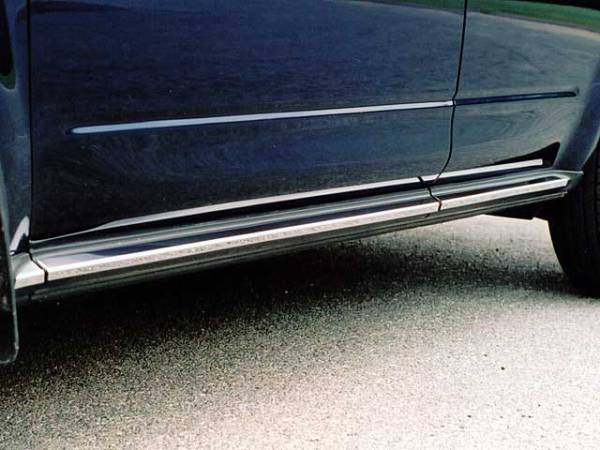 QAA - Nissan Murano 2003-2007, 4-door, SUV (6 piece Stainless Steel Rocker Panel Trim, On the rocker 1.5" Width Installs below the door.) TH24591 QAA