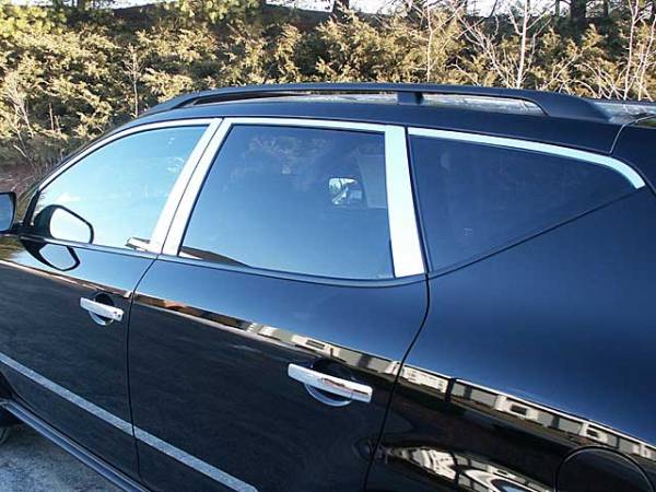 QAA - Nissan Murano 2003-2007, 4-door, SUV (12 piece Stainless Steel Window Trim Package Includes Upper Trim and Pillar Posts, NO Window Sills ) WP24590 QAA