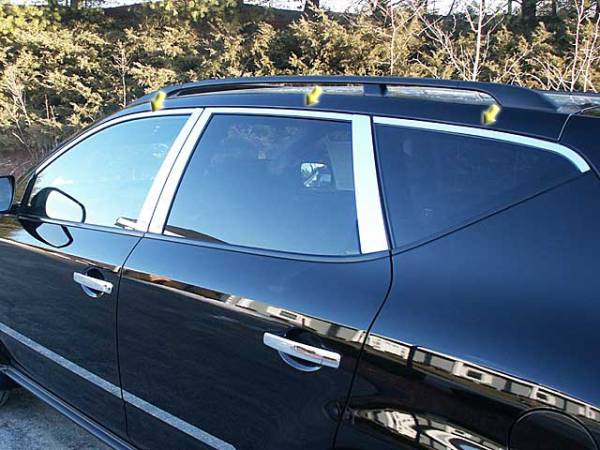 QAA - Nissan Murano 2003-2007, 4-door, SUV (6 piece Stainless Steel Window Trim Package Includes Upper Trim only, NO Pillar Posts, NO window sills. ) WP24591 QAA