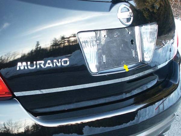 QAA - Nissan Murano 2004-2007, 4-door, SUV (1 piece Stainless Steel License Plate Bezel ) LP24590 QAA