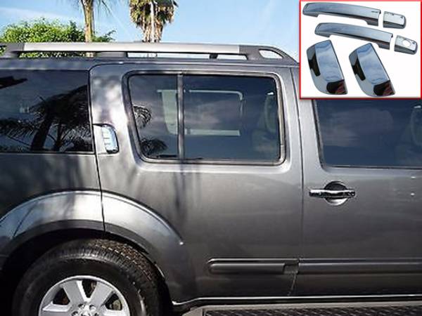 QAA - Nissan Pathfinder 2005-2012, 4-door, SUV (6 piece Chrome Plated ABS plastic Door Handle Cover Kit Includes one key access ) DH25527 QAA