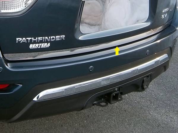 QAA - Nissan Pathfinder 2013-2020, 4-door, SUV (1 piece Stainless Steel Rear Deck Trim, Trunk Lid Accent 1.25" Width ) RD13527 QAA
