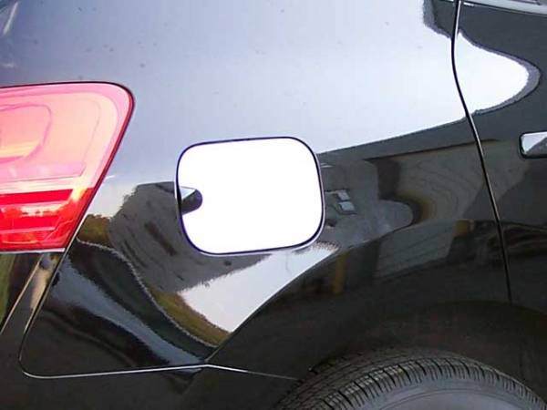 QAA - Nissan Rogue 2008-2013, 4-door, SUV (1 piece Stainless Steel Gas Door Cover Trim Warning: This is NOT a replacement cap. You MUST have existing gas door to install this piece ) GC28535 QAA