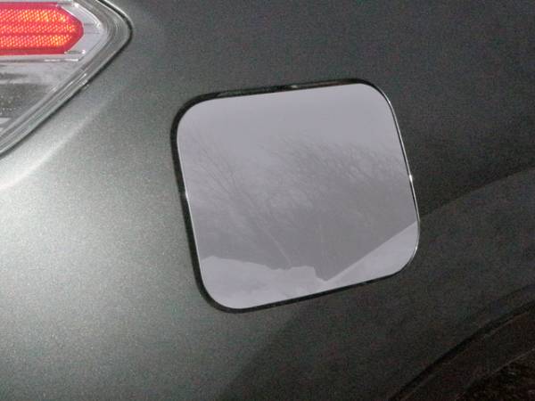 QAA - Nissan Rogue 2014-2020, 4-door, SUV, Does NOT fit Sport (1 piece Stainless Steel Gas Door Cover Trim Warning: This is NOT a replacement cap. You MUST have existing gas door to install this piece ) GC14535 QAA