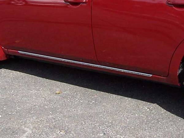 QAA - Nissan Sentra 2007-2012, 4-door, Sedan (2 piece Stainless Steel Rocker Panel Trim, On the rocker 1.25" Width Installs below the door.) TH28575 QAA