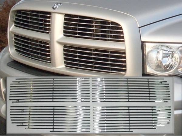 QAA - Dodge Ram 2002-2005, 2-door, 4-door, Pickup Truck, 1500, 2500 (4 piece Billet Grille Overlay Bolt on Inserts ) SGB42931 QAA