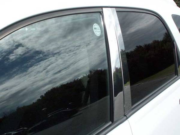 QAA - Pontiac Torrent 2005-2009, 4-door, SUV (4 piece Stainless Steel Pillar Post Trim ) PP45160 QAA