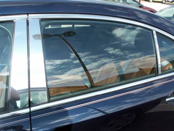 QAA - Saturn Aura 2007-2009, 4-door, Sedan (6 piece Stainless Steel Pillar Post Trim ) PP47416 QAA