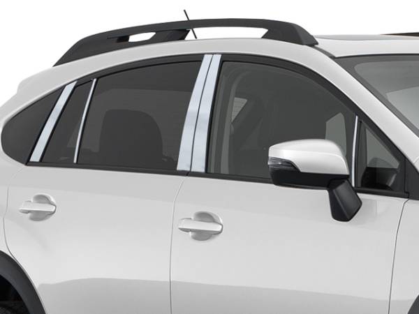 QAA - Subaru Impreza 2012-2016, 4-door, Hatchback, Sport ONLY (10 piece Stainless Steel Pillar Post Trim Includes the piece behind the front mirror ) PP13428 QAA