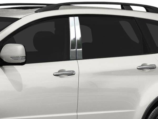 QAA - Subaru Tribeca 2008-2014, 4-door, SUV (4 piece Stainless Steel Pillar Post Trim ) PP28450 QAA