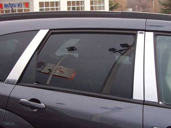 QAA - Suzuki XL-7 2007-2009, 4-door, SUV (6 piece Stainless Steel Pillar Post Trim ) PP28871 QAA