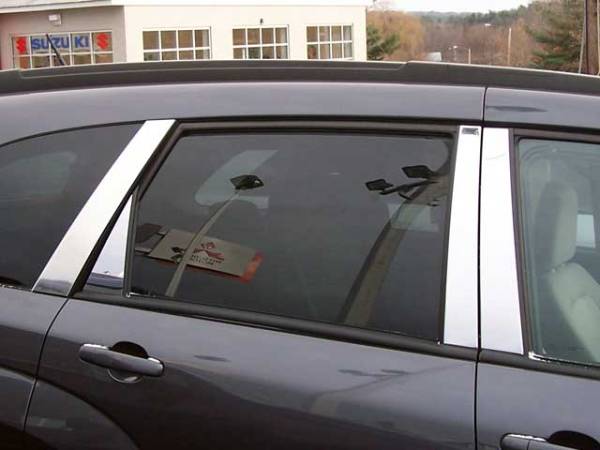 QAA - Suzuki XL-7 2007-2009, 4-door, SUV (8 piece Stainless Steel Pillar Post Trim ) PP28872 QAA