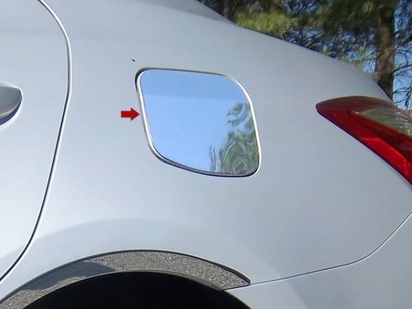 QAA - Toyota Corolla 2014-2019, 4-door, Sedan (1 piece Stainless Steel Gas Door Cover Trim Warning: This is NOT a replacement cap. You MUST have existing gas door to install this piece ) GC14112 QAA