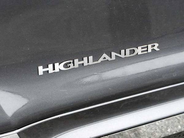 QAA - Toyota Highlander 2008-2013, 4-door, SUV (2 piece Stainless Steel "HIGHLANDER" Logo Decal All one piece, Set of Two ) SGR28111 QAA