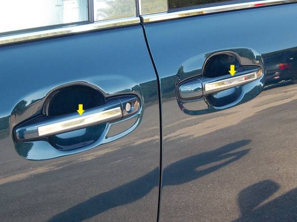 QAA - Toyota Sienna 2011-2020, 4-door, Minivan (4 piece Stainless Steel Door Handle Accent Trim ) DH11150 QAA