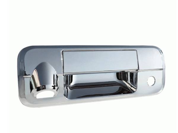 QAA - Toyota Tundra 2007-2013, 2-door, 4-door, Pickup Truck (2 piece Chrome Plated ABS plastic Tailgate Handle Cover Kit Includes camera access ) DH27149 QAA