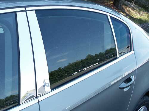 QAA - Volkswagen Passat 2006-2010, 4-door, Sedan (6 piece Stainless Steel Pillar Post Trim ) PP26676 QAA