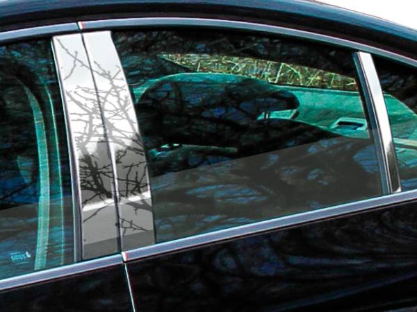 QAA - Volvo S60 2011-2018, 4-door, Sedan (6 piece Stainless Steel Pillar Post Trim ) PP11386 QAA