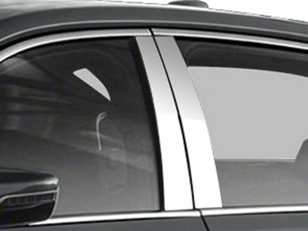 QAA - Cadillac CT6 2016-2020, 4-door, Sedan (4 piece Stainless Steel Pillar Post Trim ) PP56230 QAA