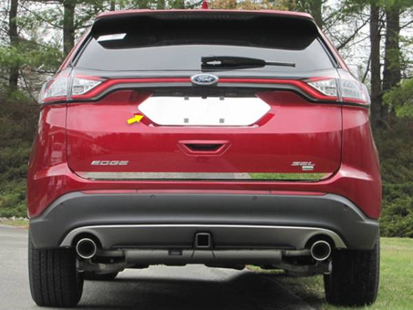 QAA - Ford Edge 2015-2018, 4-door, SUV (1 piece Stainless Steel License Plate Bezel ) LP55610 QAA