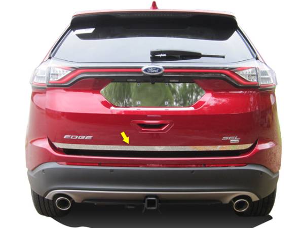QAA - Ford Edge 2015-2018, 4-door, SUV (1 piece Stainless Steel Rear Deck Trim, Trunk Lid Accent 1.25" Width ) RD55610 QAA