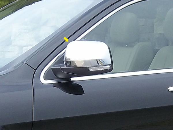 QAA - Dodge Durango 2011-2020, 4-door, SUV (2 piece Chrome Plated ABS plastic Mirror Cover Set ) MC51080 QAA